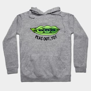 Peas Out Yo Cute Peas Peace Pun Hoodie